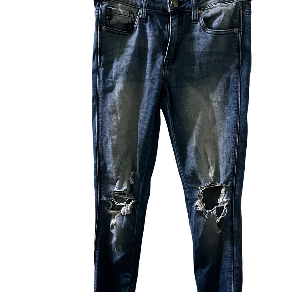 KANCAN DISTRESSED SKINNY JEANS